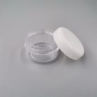 weiße ABS 10g kosmetischer Cremetiegel für das Hautpflege-Verpacken