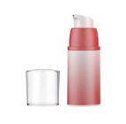 Pp. klären kosmetische luftlose Pumpflaschen des Siebdruck-50ml