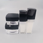 Luftlose acrylsauerflasche des Quadrat-50ml für das kosmetische Verpacken