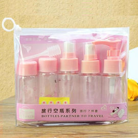 6 PC 50 ml langes Reise-Flaschen-gesetztes Leck-beständige Staub-Beweis-einfach zu tragen
