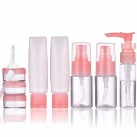 Klare Minireise-gesetzte Behälter, Hautpflege-Lotions-Reise-Größen-Plastikflaschen