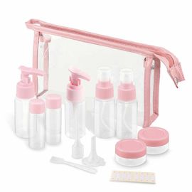 Klare Minireise-gesetzte Behälter, Hautpflege-Lotions-Reise-Größen-Plastikflaschen