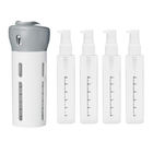 Nachfüllbare Lotion 4 in 1 Reise-Flasche gesetzter ABS + HAUSTIER materielles Hautpflege Verpacken