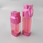 Nicht besonders angefertigt verschütten Sie luftlose Zufuhr-Flaschen quadrieren Lotions-tragbaren Spray-Pumpen-Plastik