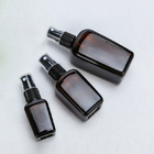 Kosmetische ätherische Öle Amber Glass Spray Bottles Fors des Quadrat-30ML