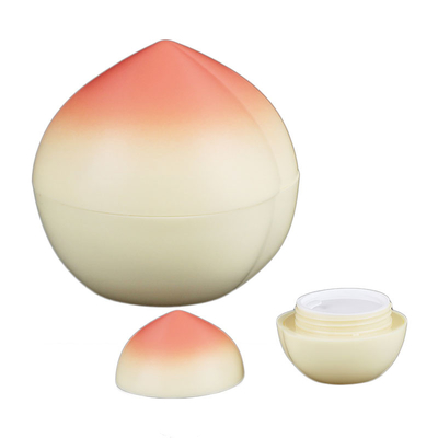Kosmetischer Sahnepfirsich formen Plastikcremetiegel 30ml