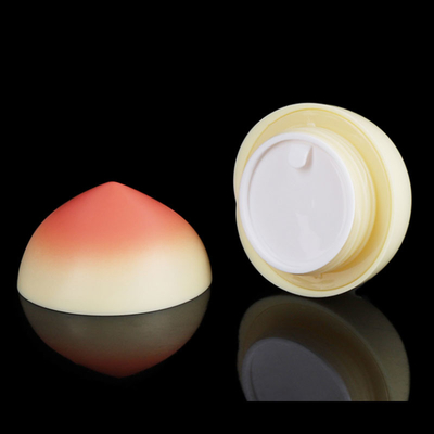 Kosmetischer Sahnepfirsich formen Plastikcremetiegel 30ml
