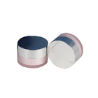 Rosa behälter-Acrylcremetiegel-Gewohnheit Skincare Verpackentragbar
