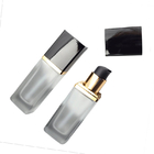 Luftloses Quadrat-Glaslotions-Flasche für Kosmetik der Wesentlich-flüssigen Grundierung